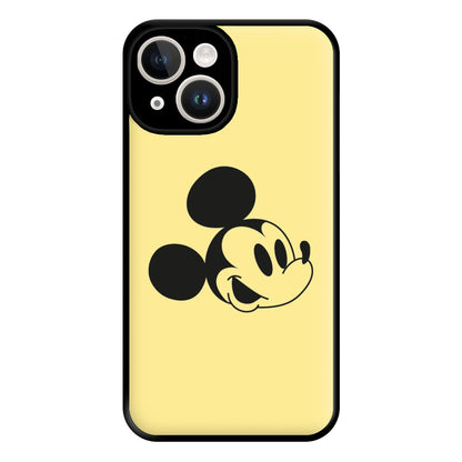 Yellow Mickey Phone Case for iPhone 14