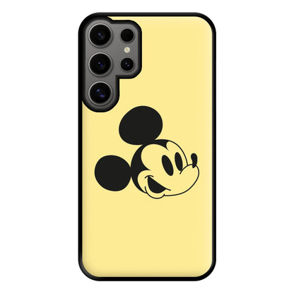 Yellow Mickey Phone Case for Galaxy S24 Ultra