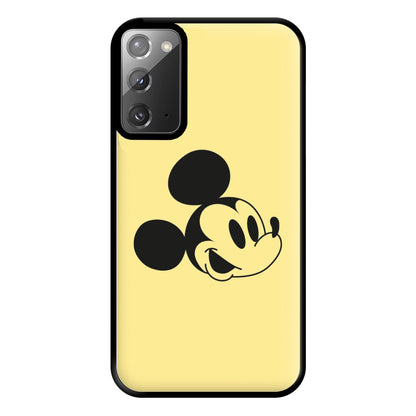 Yellow Mickey Phone Case for Galaxy Note 20 Ultra