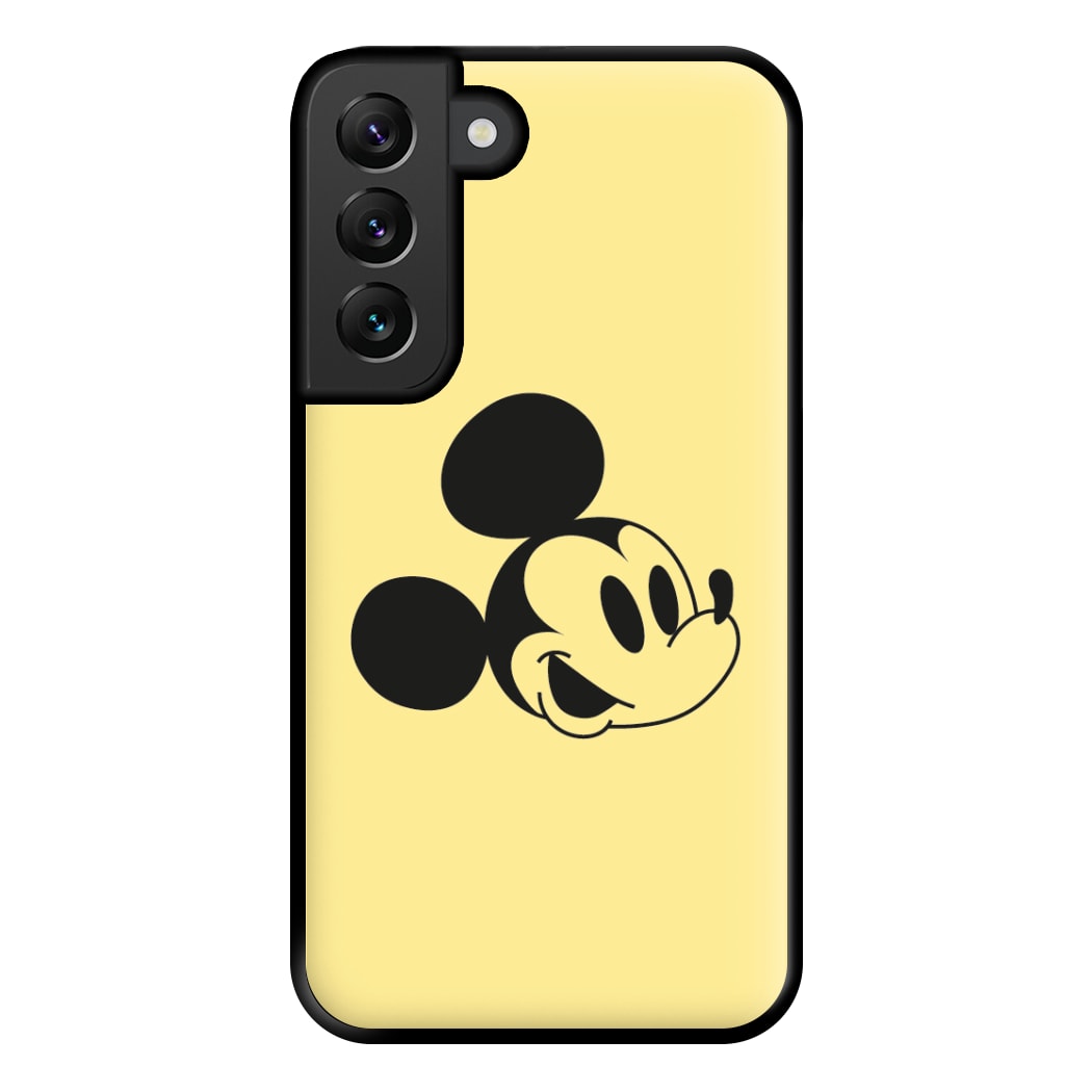 Yellow Mickey Phone Case for Galaxy S22 Plus