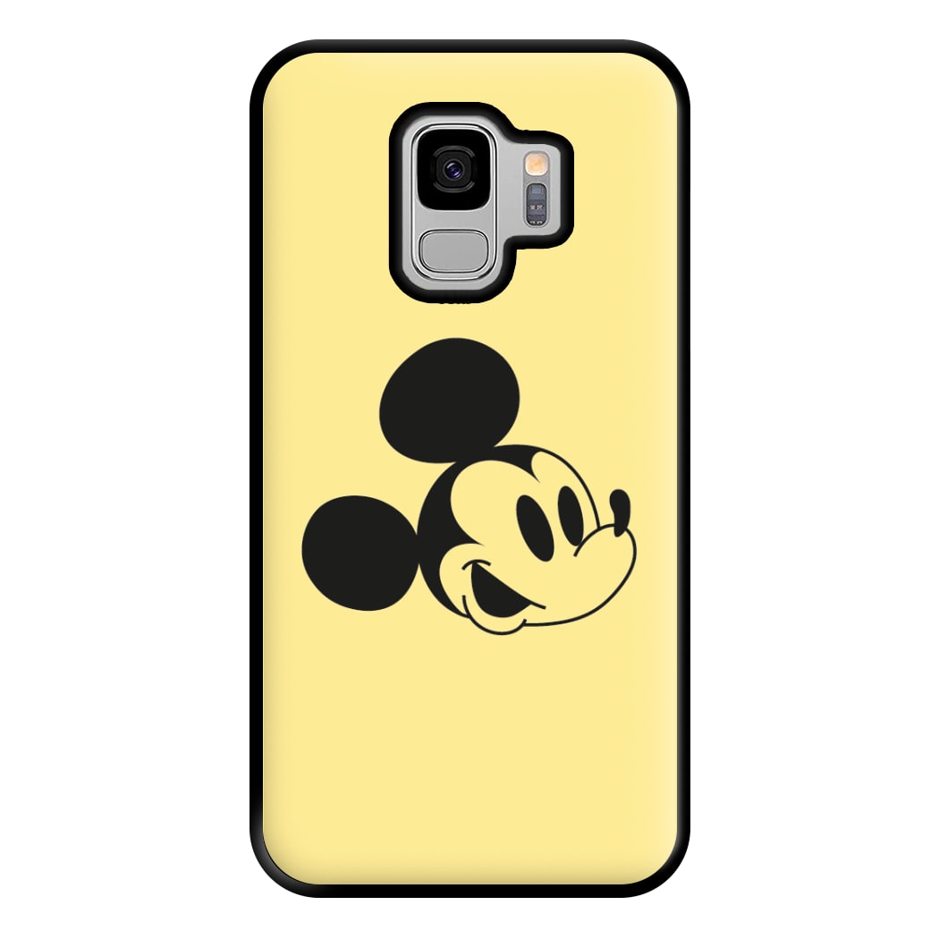 Yellow Mickey Phone Case for Galaxy S9 Plus