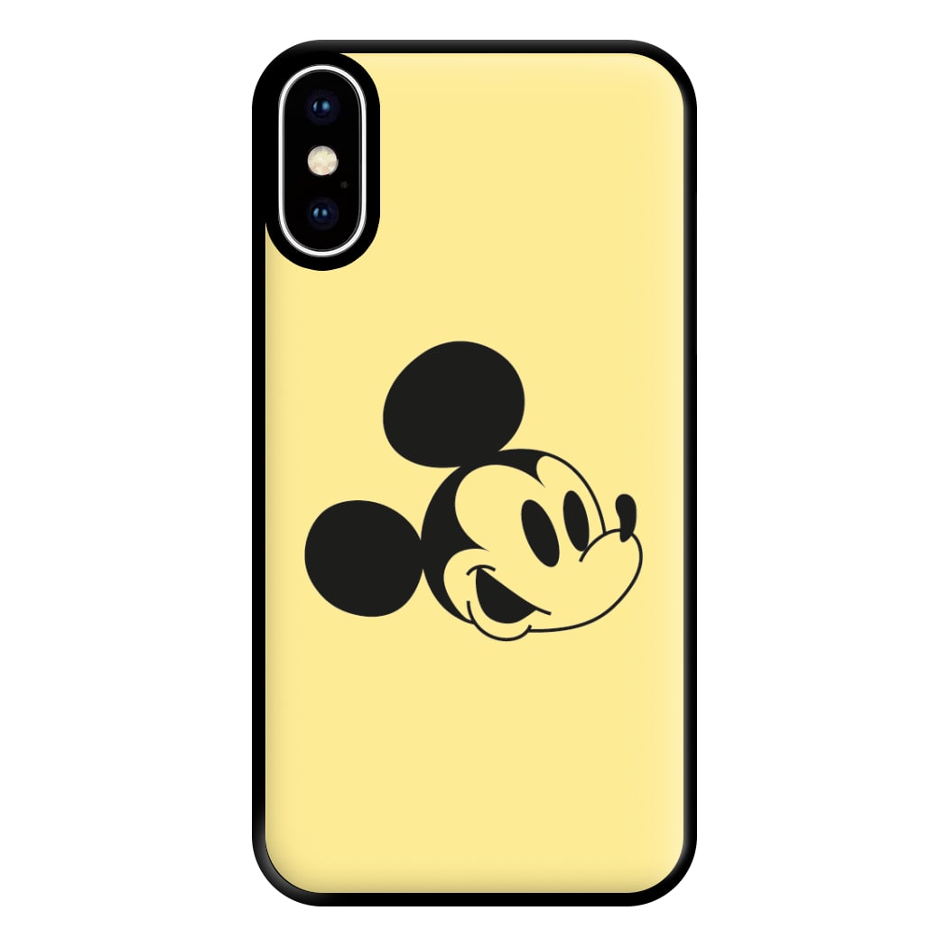 Yellow Mickey Phone Case for iPhone XS Max