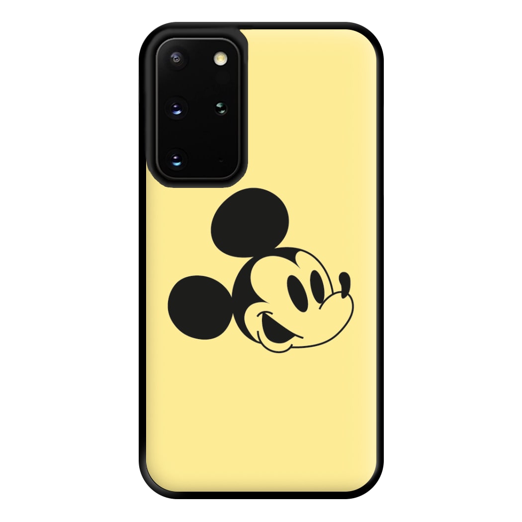 Yellow Mickey Phone Case for Galaxy S20 Plus