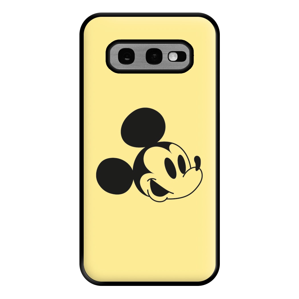 Yellow Mickey Phone Case for Galaxy S10e