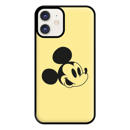 Yellow Mickey Phone Case for iPhone 12 / 12 Pro