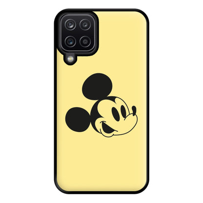 Yellow Mickey Phone Case for Galaxy A12