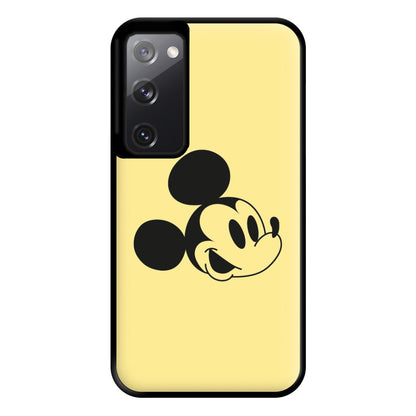 Yellow Mickey Phone Case for Galaxy S20FE