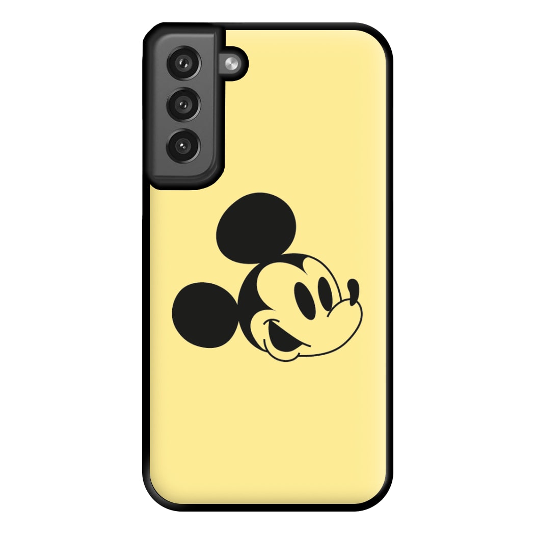 Yellow Mickey Phone Case for Galaxy S21FE