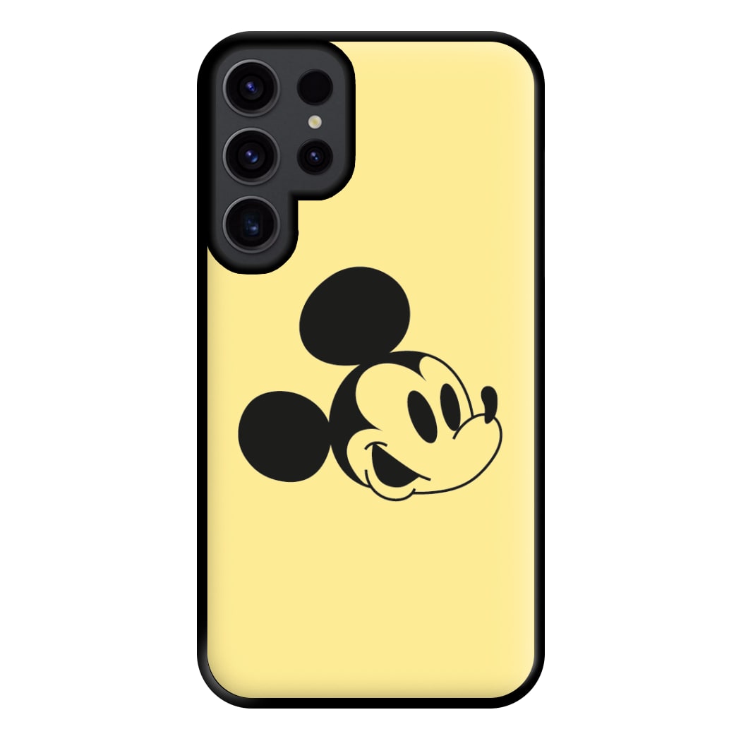 Yellow Mickey Phone Case for Galaxy S23 Ultra