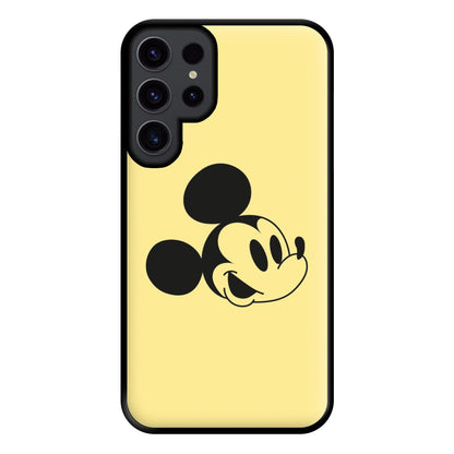 Yellow Mickey Phone Case for Galaxy S23 Ultra