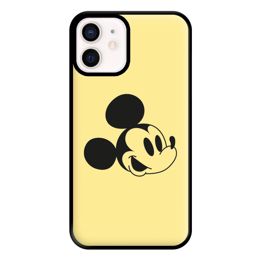 Yellow Mickey Phone Case for iPhone 13 Mini