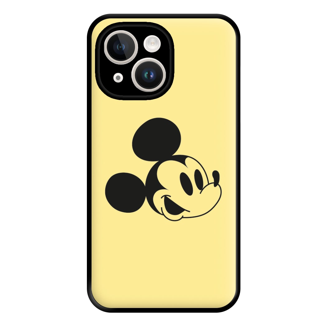 Yellow Mickey Phone Case for iPhone 14 Plus