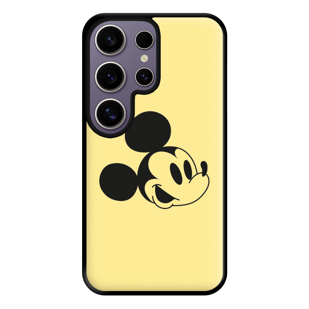 Yellow Mickey Phone Case for Galaxy S25 Ultra