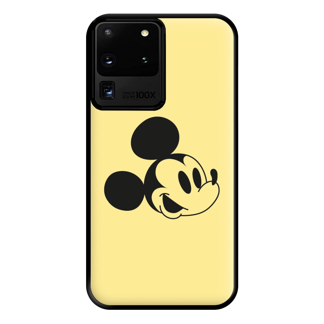 Yellow Mickey Phone Case for Galaxy S20 Ultra