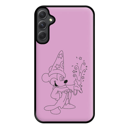 Wizard Fairytale Mouse Phone Case for Galaxy A34