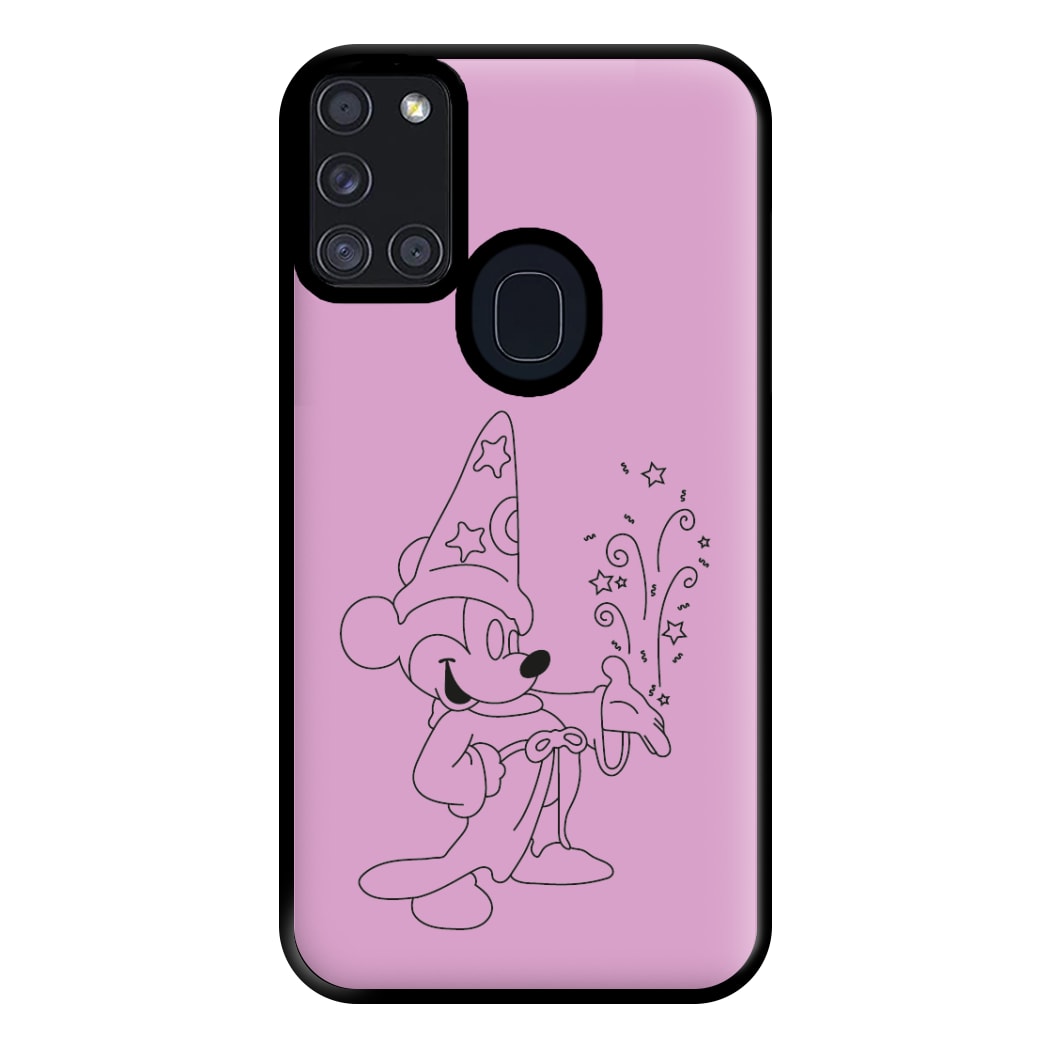 Wizard Fairytale Mouse Phone Case for Galaxy A21s