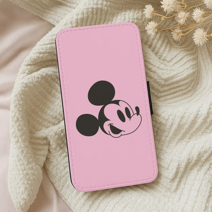Pink Mickey Wallet Phone Case
