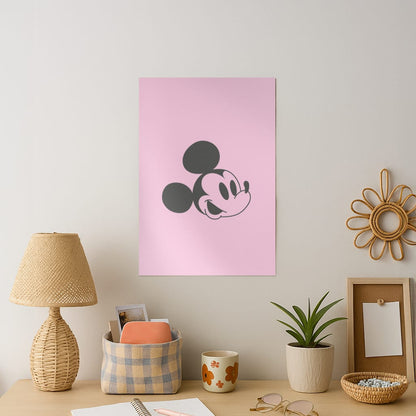 Pink Mickey Art Print