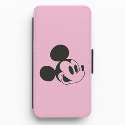 Pink Mickey Flip / Wallet Phone Case