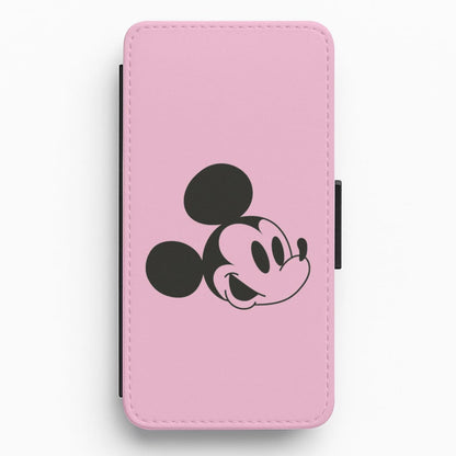 Pink Mickey Flip / Wallet Phone Case
