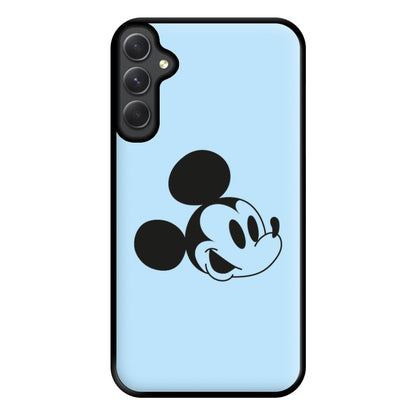 Blue Mickey Phone Case for Galaxy A34