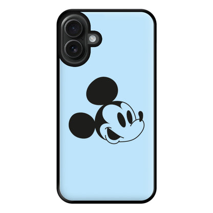 Blue Mickey Phone Case for iPhone 16 Plus