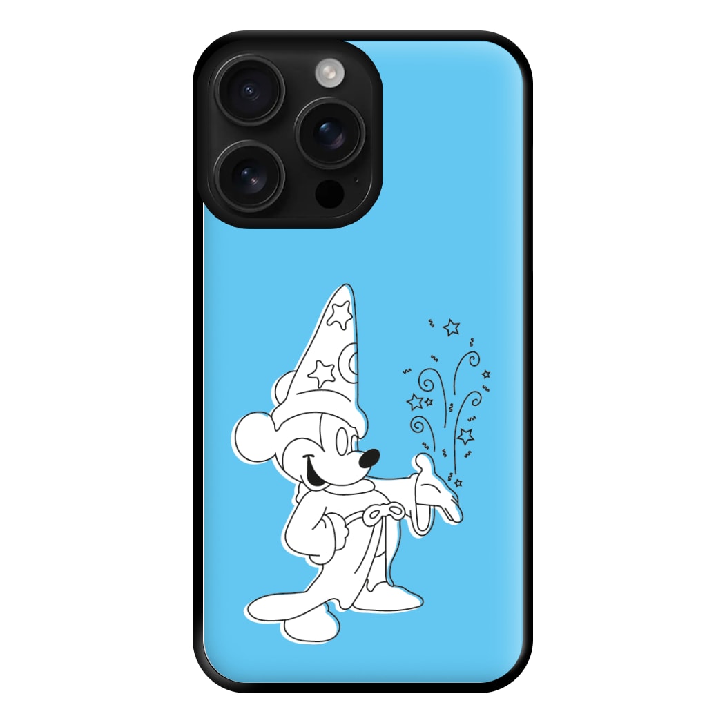 Wizard Mickey Blue Phone Case