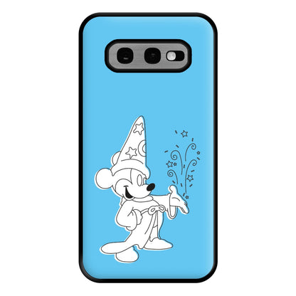 Wizard Mickey Blue Phone Case for Galaxy S10e