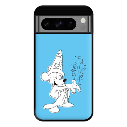 Wizard Mickey Blue Phone Case for Google Pixel 8 Pro