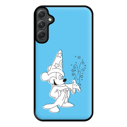 Wizard Mickey Blue Phone Case for Galaxy A14