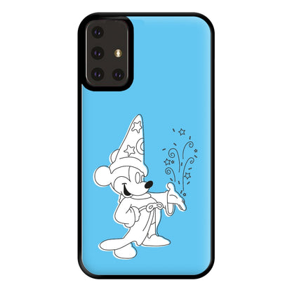 Wizard Mickey Blue Phone Case for Galaxy A71