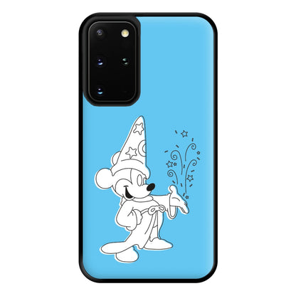 Wizard Mickey Blue Phone Case for Galaxy S20 Plus