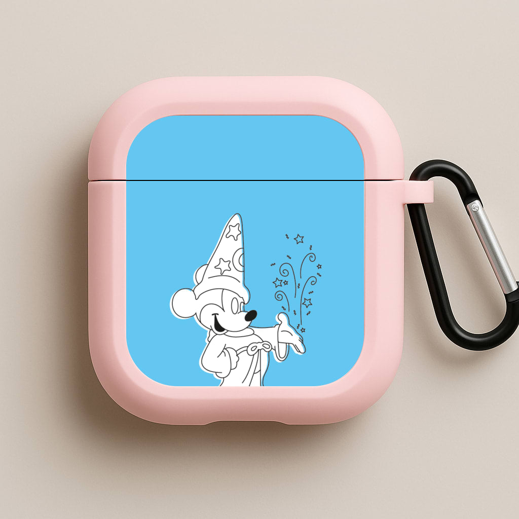 Wizard Mickey Blue Pink AirPods Case