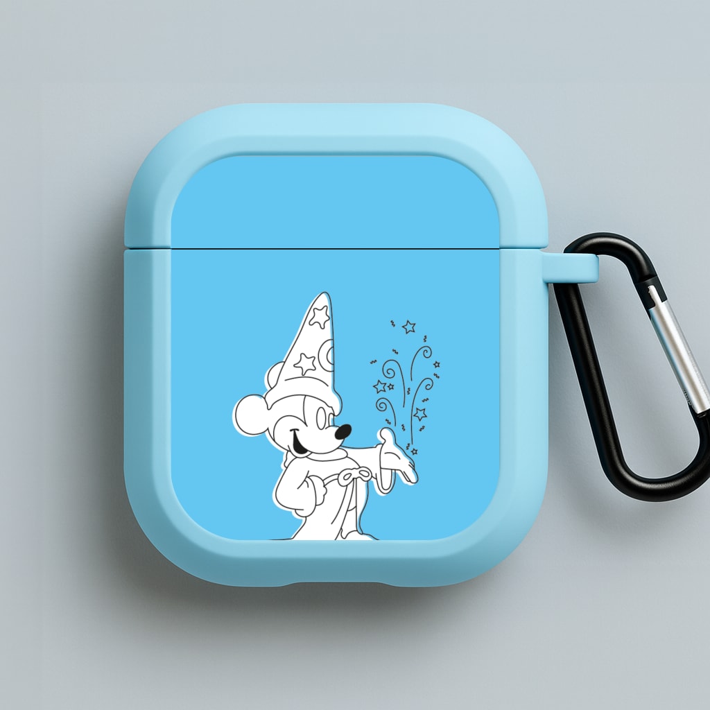 Wizard Mickey Blue Blue AirPods Case