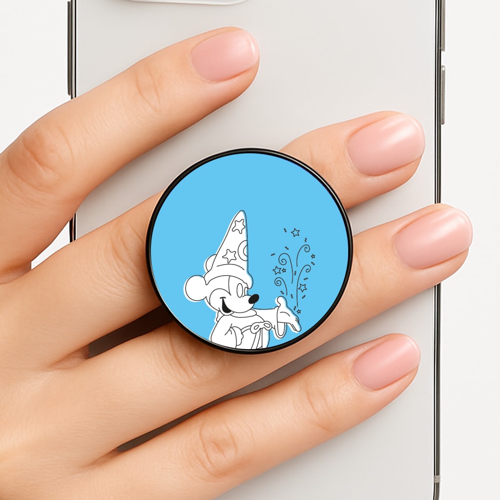 Wizard Mickey Blue Phone Grip