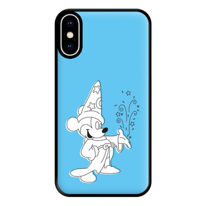 Wizard Mickey Blue Phone Case for iPhone XS Max