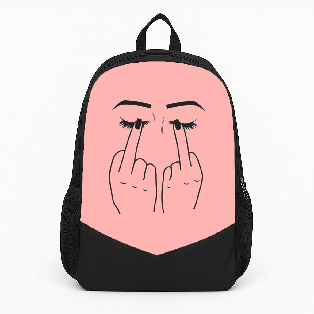 Middle Finger Eyes Backpack