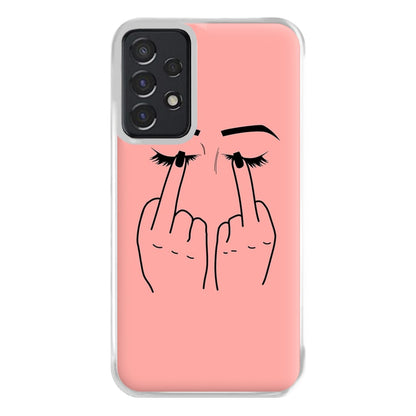 Middle Finger Eyes Phone Case for Galaxy A52 / A52s