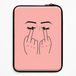 Middle Finger Eyes Universal Laptop Sleeve