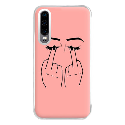 Middle Finger Eyes Phone Case for Huawei P30