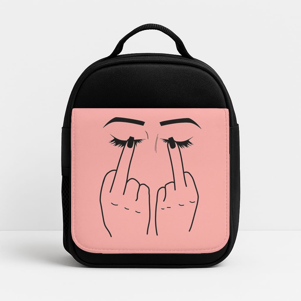 Middle Finger Eyes Lunchbox