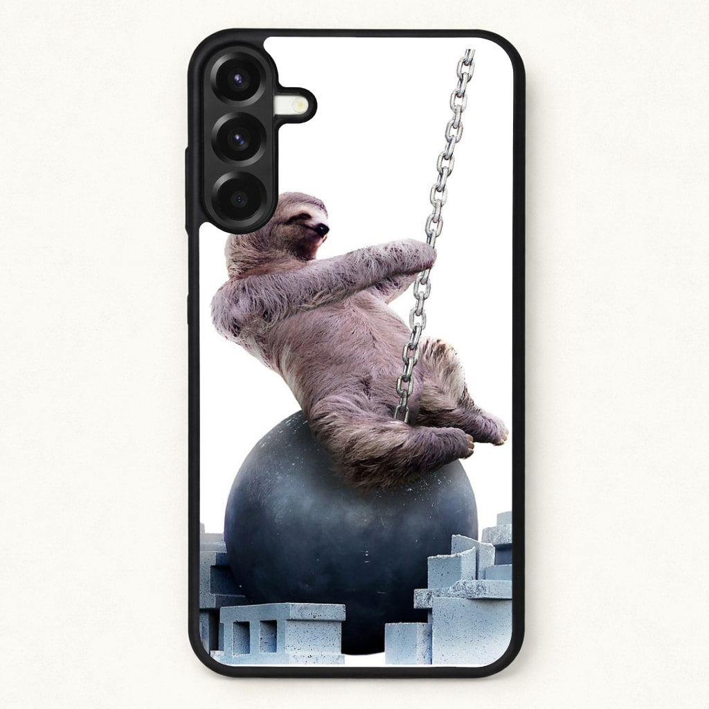Wrecking Ball Sloth Phone Case for Galaxy A37