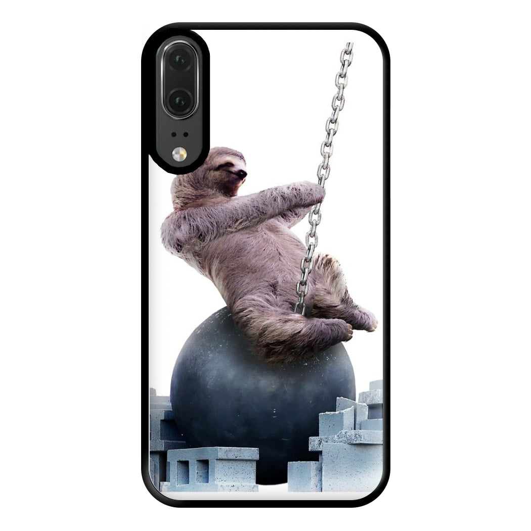 Wrecking Ball Sloth Phone Case for Huawei P20