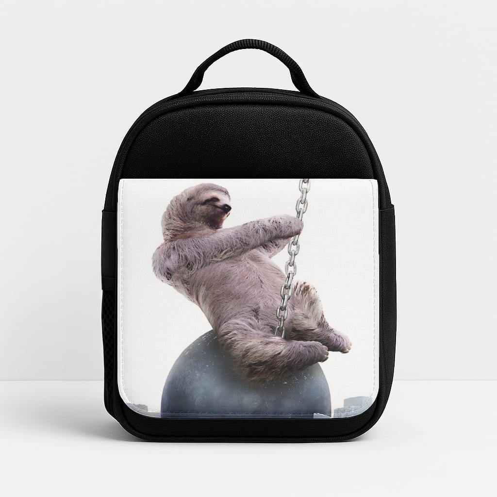 Wrecking Ball Sloth Insulated Lunchbox