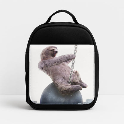 Wrecking Ball Sloth Insulated Lunchbox