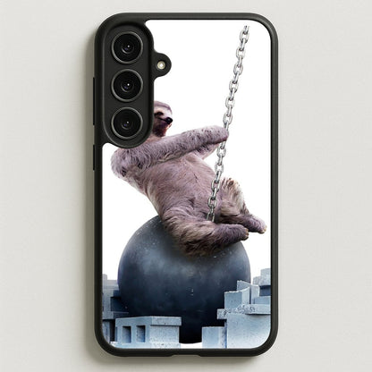 Wrecking Ball Sloth Phone Case for Galaxy S25FE