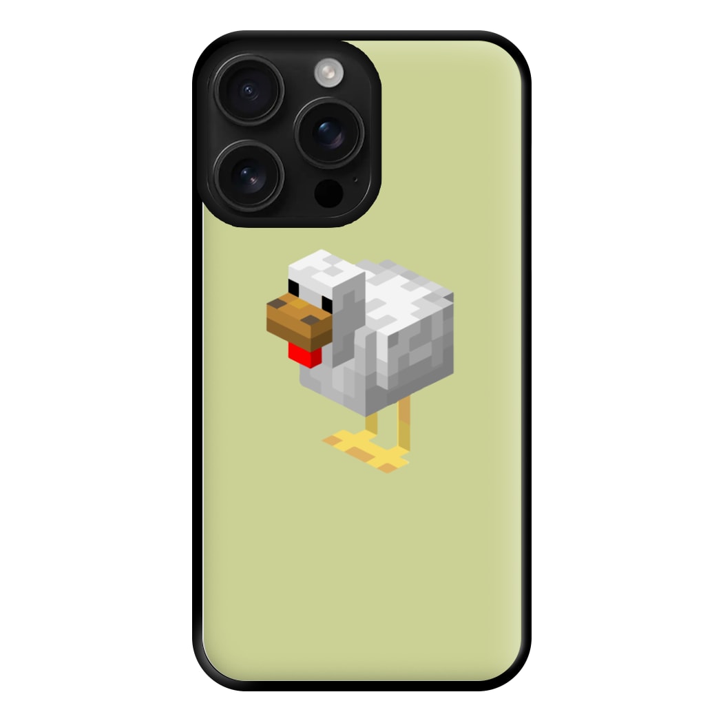 Mining Chicken Phone Case for iPhone 16 Pro Max