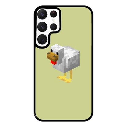 Mining Chicken Phone Case for Galaxy S22 Ultra