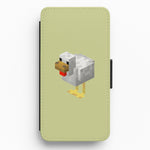 Mining Chicken Flip / Wallet Phone Case
