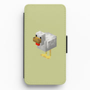 Mining Chicken Flip / Wallet Phone Case 1